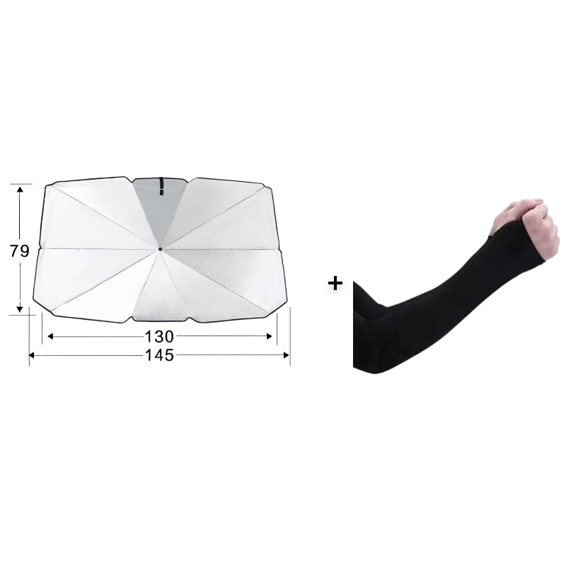 🥳2026 HOT SALE🥳💞50K+ SOLD!☂️🔄 50% OFF! Car Windshield Sun Shade Umbrella – 360° bendable handle, no scratches. Blocks UV & heat. Folds small. 🚗✨