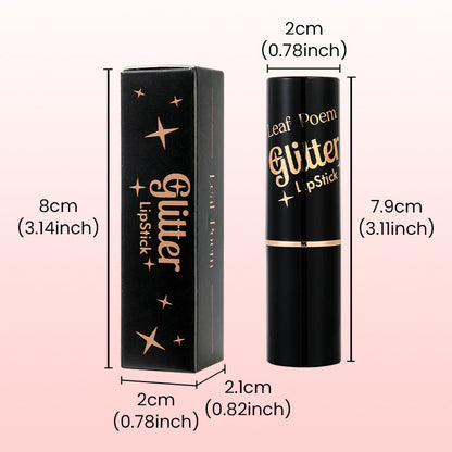 Today's Special - Buy 1 Get 1 Free💋Waterproof & Moisturizing Glitter Lipstick