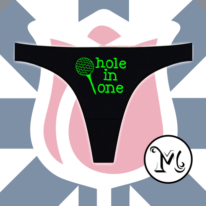 Hole in one Funny golf Panties