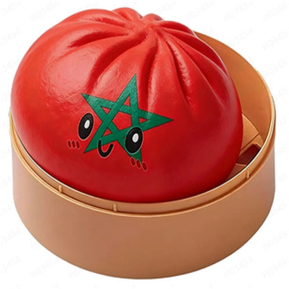 Expressive Dumpling Squishy -Fidget Toy