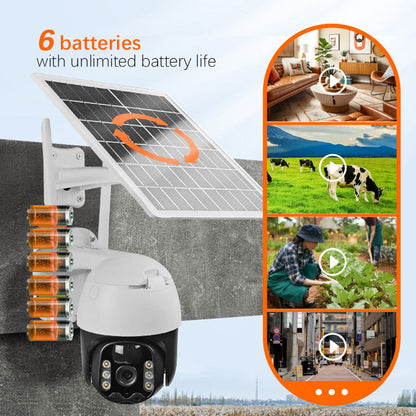 ✈️2026 Hot Sale📦Smart Wireless Solar Surveillance Camera