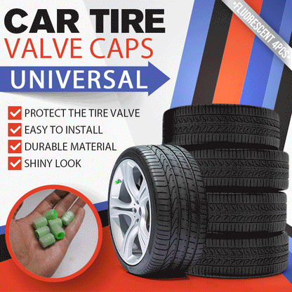 💐50% OFF ! Car Valve Caps 4pcs – Fun & Colorful Touch for Your Wheels 🚗💨【Flash Sale】