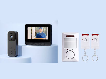 🏠⚡ LIMITED TIME 50% OFF! Smart Video Doorbell with 4.3" Display – Real-Time Monitoring & Two-Way Talk 🏡💖