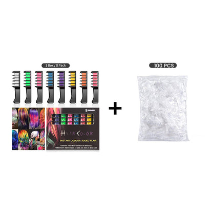 🎅Christmas Pre-sale-50% OFF✨Temporary Hair Dye Chalk Comb- Cruelty Free