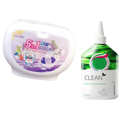 ✨2026 Hot Sale 50% OFF🔥5-in-1 White Musk Laundry Detergent Pods (80PCS)