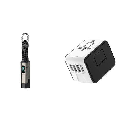 🔥HOT SALE 50% OFF🔥4-in-1 Digital Display Keychain Charging Cable