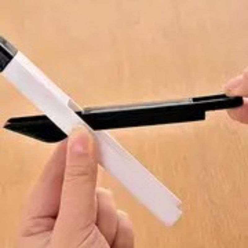 2pcs set| Window Track Cleaning Brush - Detachable Door & Window Sill Scrubber, Glass Corner Cleaner, Plastic Uncharged Ledge Gap Cleaner for Living Room, Bedroom, Kitchen, Use, Window Cleaning Brush | Durable Plastic Brush