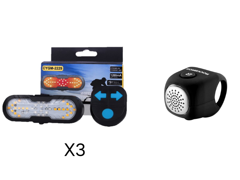 ⏰🔥LIMITED TIME 50% OFF! ✨Smart Bike Safety Light with Wireless Remote Control