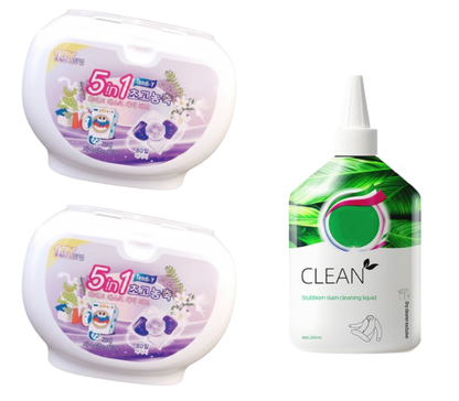 ✨2026 Hot Sale 50% OFF🔥5-in-1 White Musk Laundry Detergent Pods (80PCS)