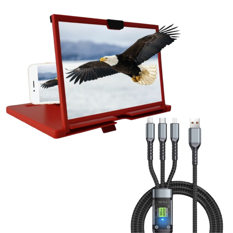 🥳2026 HOT SALE🥳💞50K+ SOLD!💥👓❤️ Ease Eye Strain, Make Screen “Bigger” | HD Phone Magnifier for Easier Viewing🎬✨