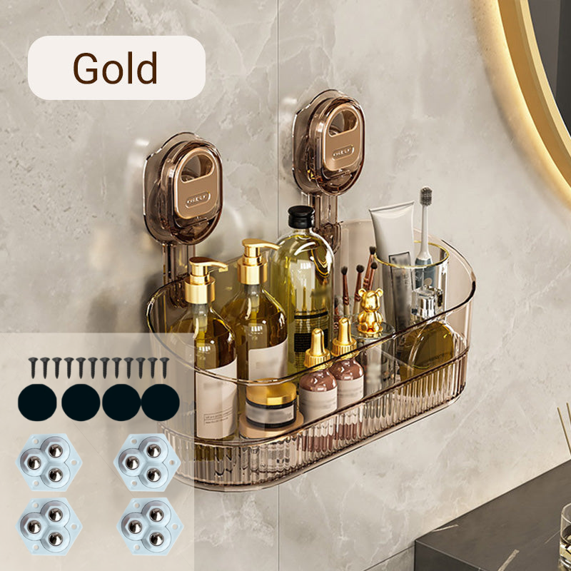 🔥Hot Sale 50% Off🔥Suction Cup Storage Rack with Drain Hole