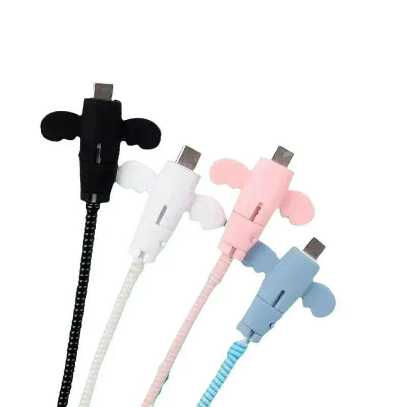 🎉 Little Angel Protective Data Cable Cover to Prevent Breakage