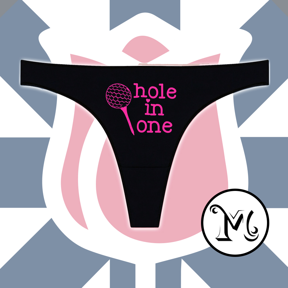 Hole in one Funny golf Panties