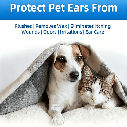 Gentle Pet Ear Wash | Odor-Free Cleaning for Dogs & Cats🐾
