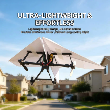 Paper Airplane Kit with Gyro Stabilizer and Remote Control