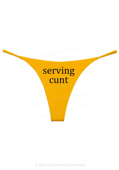 Serving Count Y2K Bikini String Panties