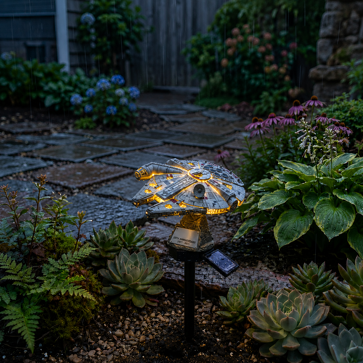 🌌 TODAY ONLY—🔥 Now Only 50% of the Original Price| Sci-Fi Starship Solar Garden Light