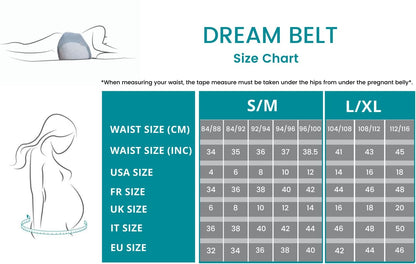 Dream Belt Sleep Aid, Maternity Sleep Support & Wedge for Ultimate Comfort during Pregnancy