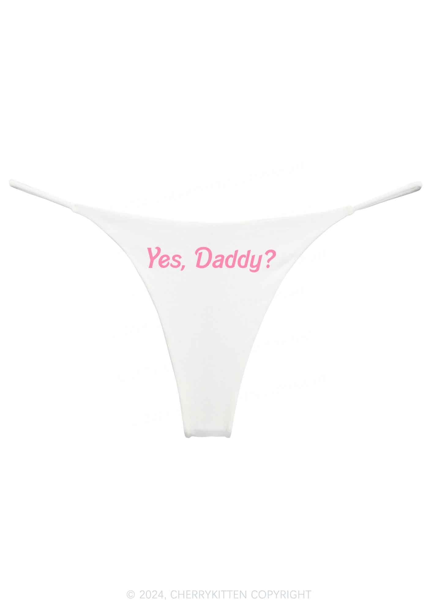 Yes Daddy Y2K Bikini String Panties