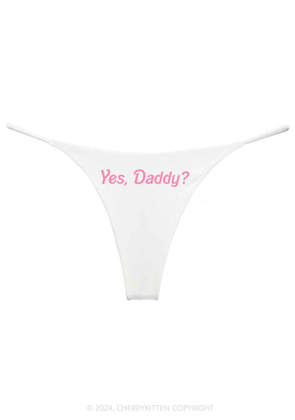 Yes Daddy Y2K Bikini String Panties