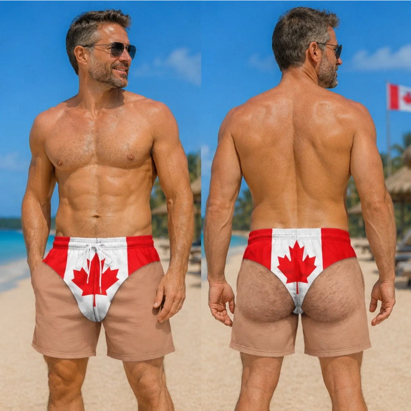 Funny Men Swim Trunks -Birthday Gifts For Husband, Son, Grandson, Brother, Grandpa, Dad, Yourself
