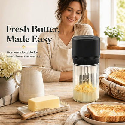 Electric Butter Churn – One-Touch Butter Maker in 5–10 Mins