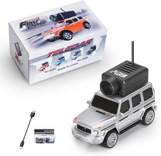 1:64 FPV RC Drift Car, 720P WiFi APP HD Zero‑lag Camera Smooth on Carpets/Tiles. APP Photo/Video/VR for Hobbyists
