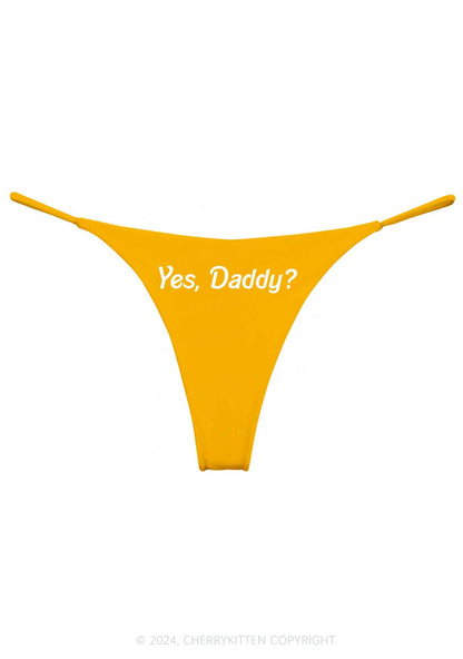 Yes Daddy Y2K Bikini String Panties