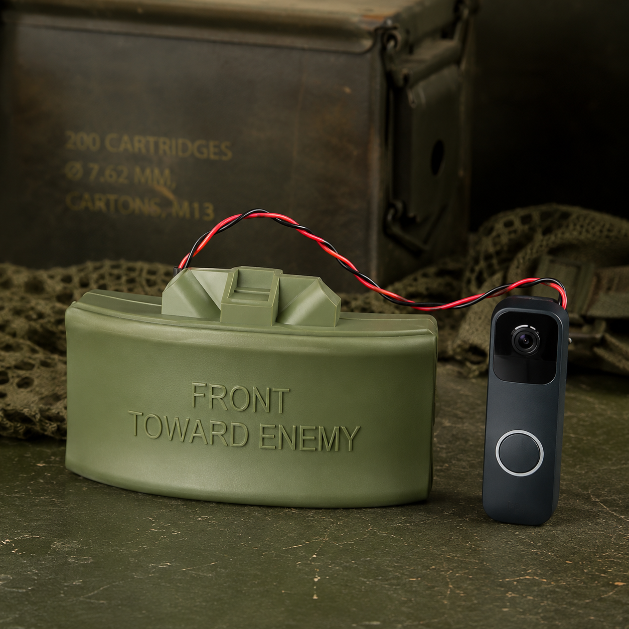 "Landmine" Novelty Doorbell Decoration – Prank Gift for Adults