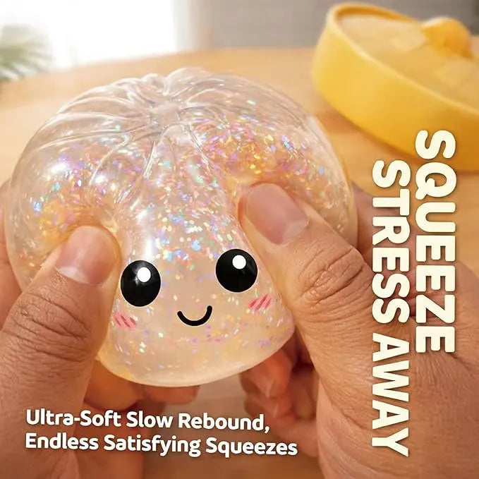 Expressive Dumpling Squishy -Fidget Toy