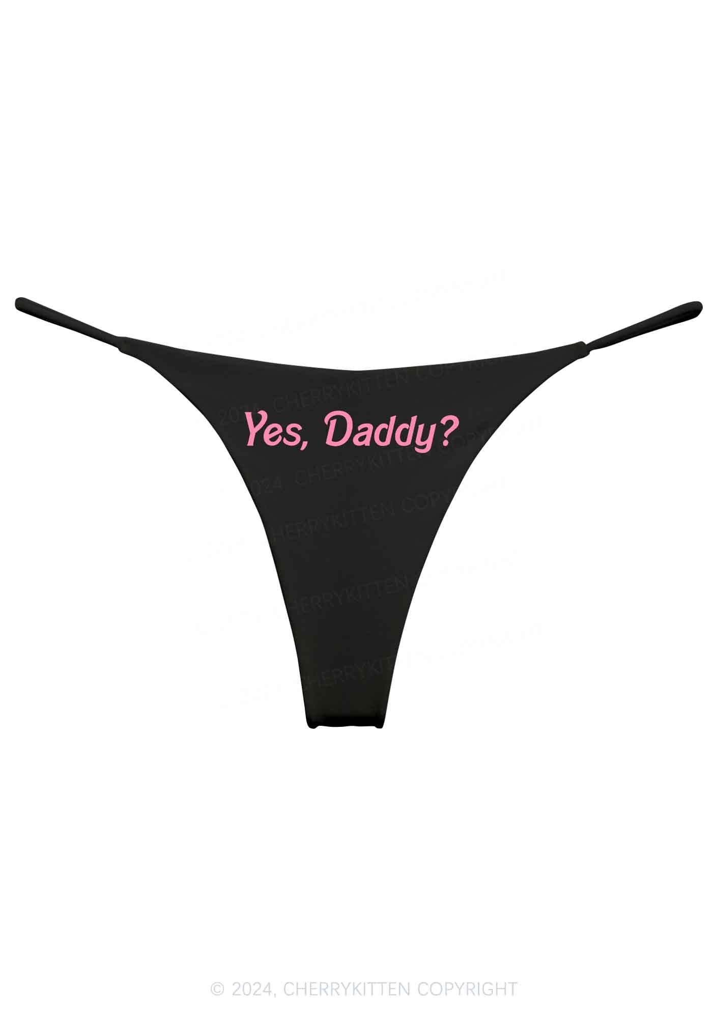 Yes Daddy Y2K Bikini String Panties
