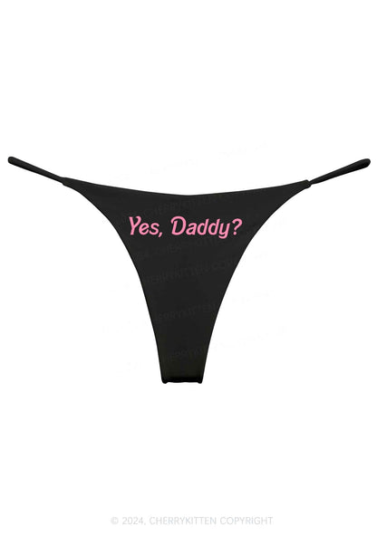 Yes Daddy Y2K Bikini String Panties
