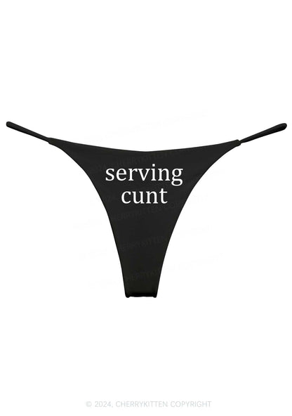 Serving Count Y2K Bikini String Panties