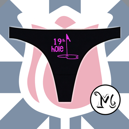 19th Hole Funny Golf Panties