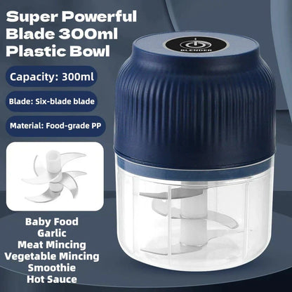 📢📢50% OFF!!⏰Cordless Electric Garlic Chopper & Mincer