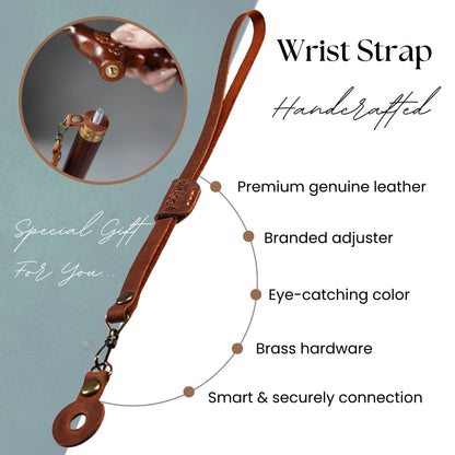 Raven Head – Bronze & Wood Walking Cane