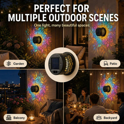 💓💓Surprise Price: Only $8.99!!🔥Solar-Powered Mandala Projector Light🎁🏠