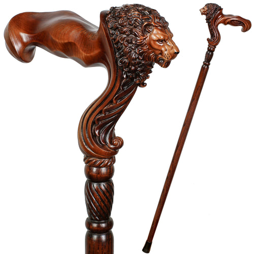 Lion Head – Ergonomic Walking Cane