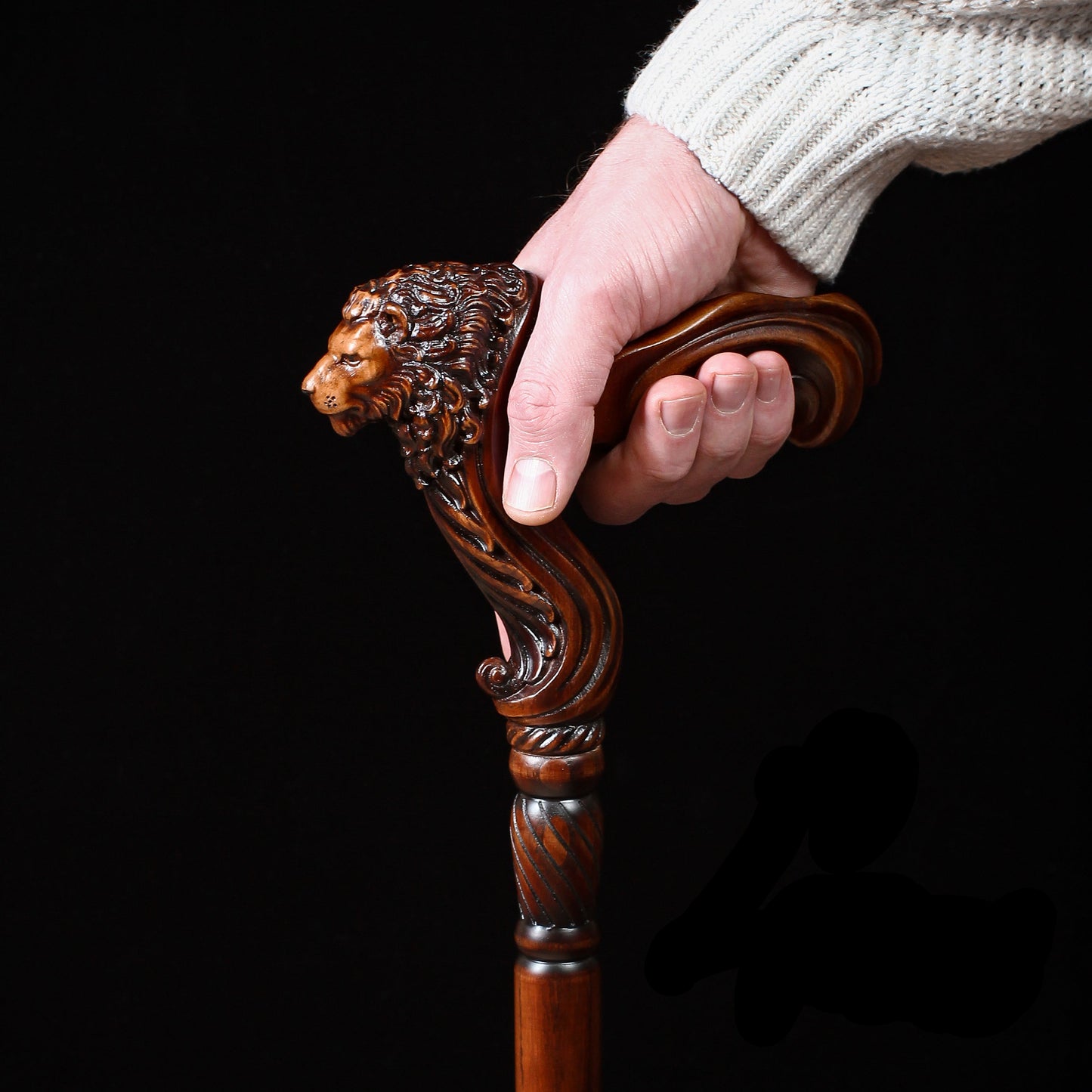 Lion Head – Ergonomic Walking Cane