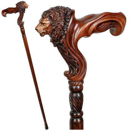 Lion Head – Ergonomic Walking Cane
