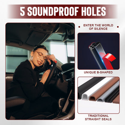 🚗 BUY 2 GET 1 FREE! 🔇 Car Noise Reduction Dust-Proof Rubber Seal Strip – Easy Installation, Effective Sealing & Durable Material 🛠️