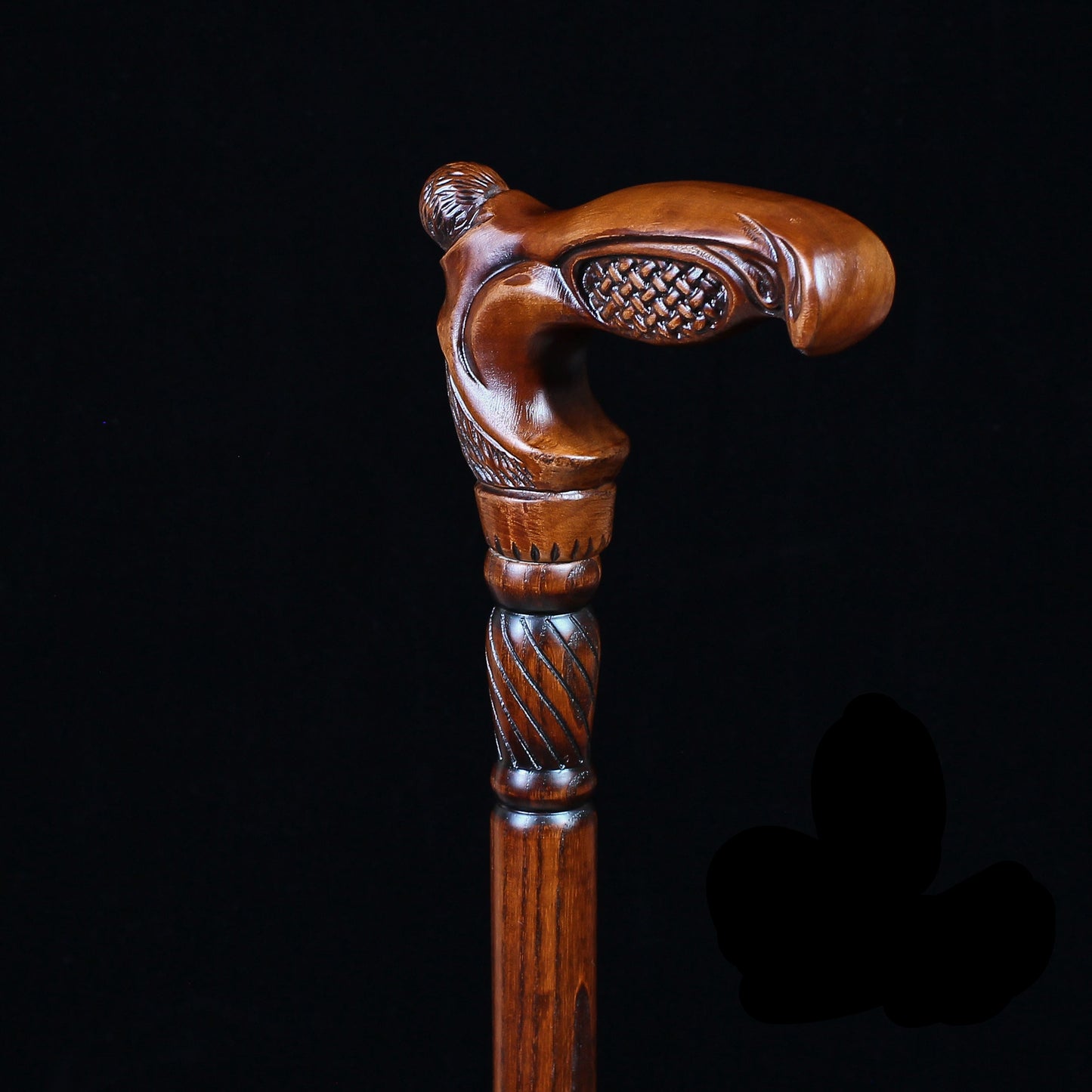 Weaving – Designer Wooden Walking Cane