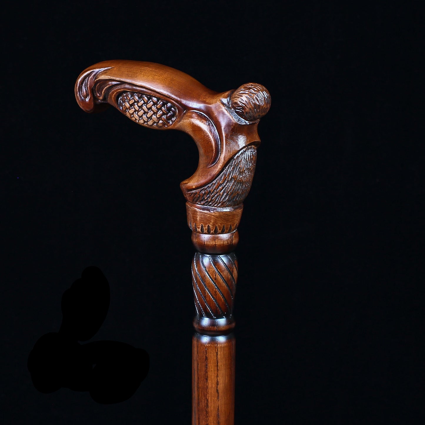 Weaving – Designer Wooden Walking Cane