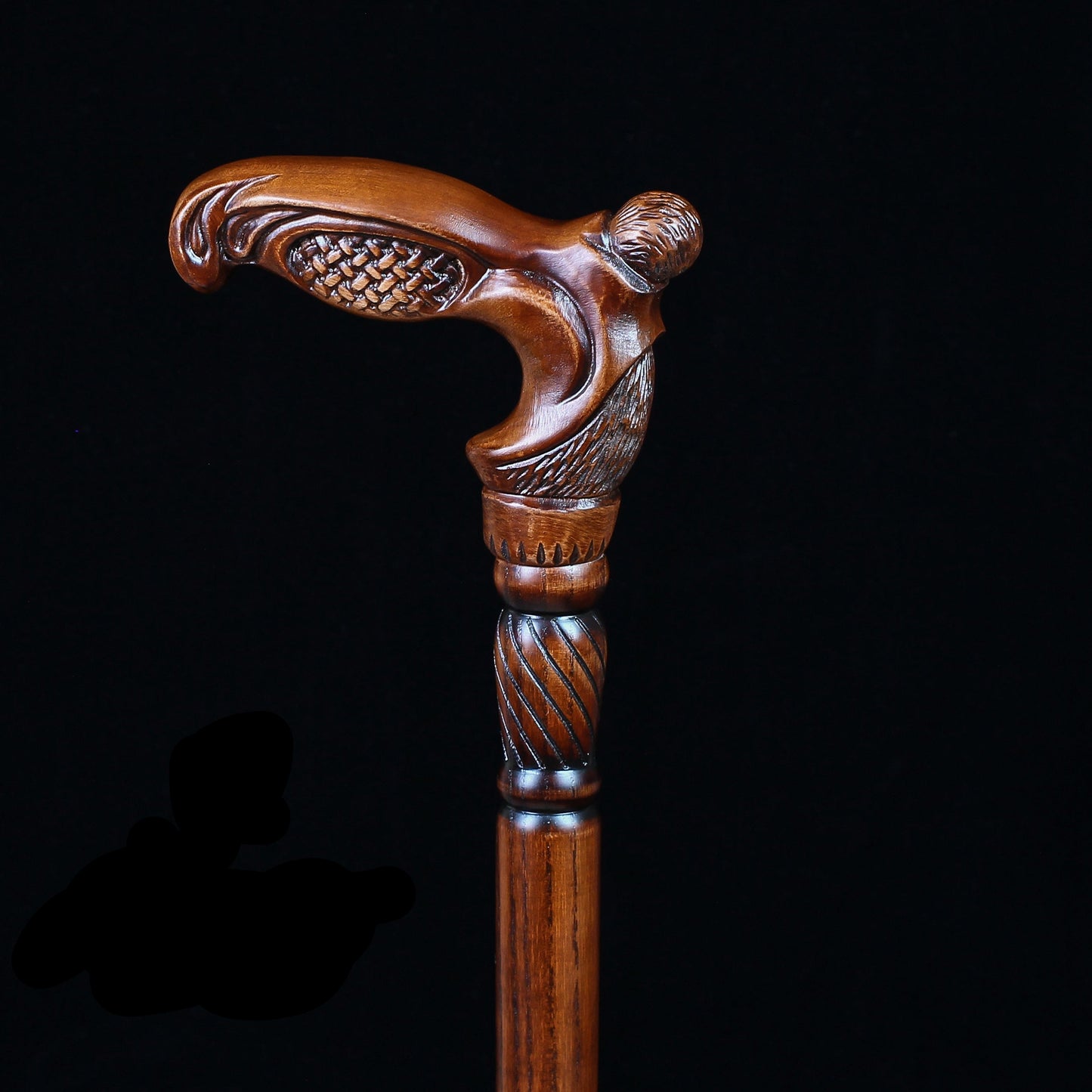 Weaving – Designer Wooden Walking Cane