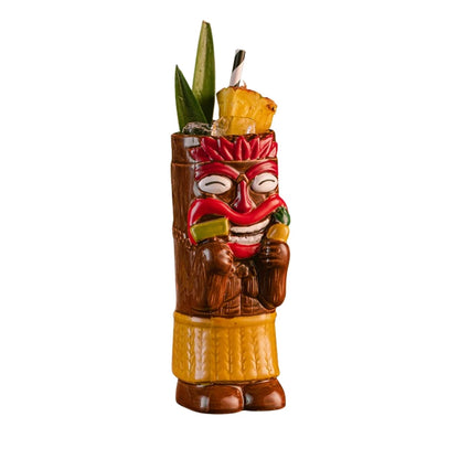 Hawaiian Style Brown Tiki Mug Creative Cocktail Mug Cup