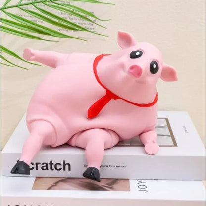 Cute Pink Pig Squeeze Toy – Stress Relief Animal Doll for Kids