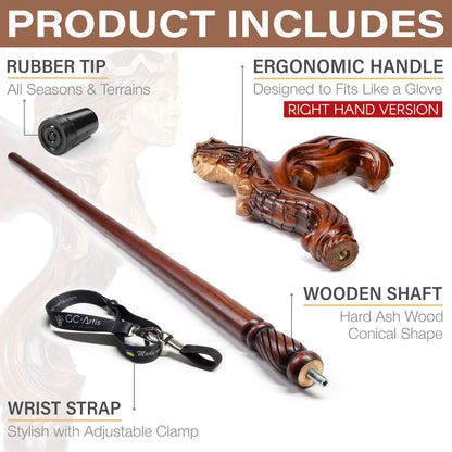 Syrin – Ergonomic Walking Cane (Right Hand)