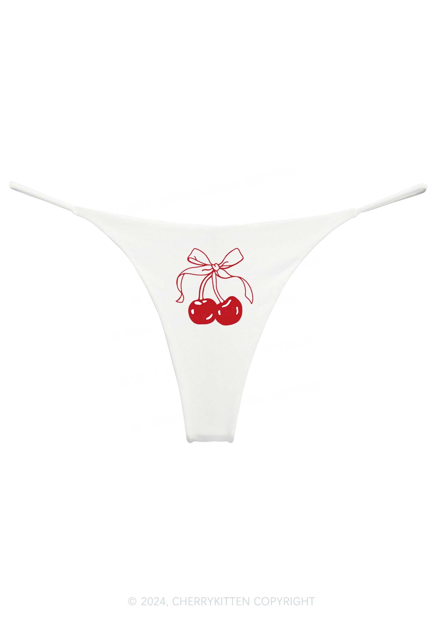 Bow Cherry Panties