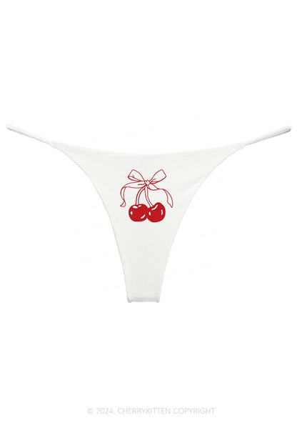 Bow Cherry Panties