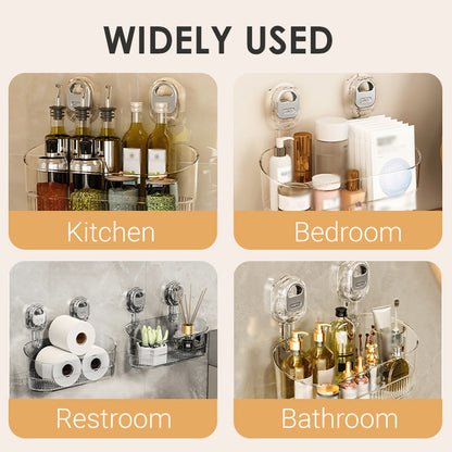 🔥Hot Sale 50% Off🔥Suction Cup Storage Rack with Drain Hole